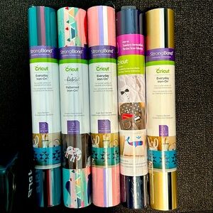 Cricut vinyl rolls. Unopened